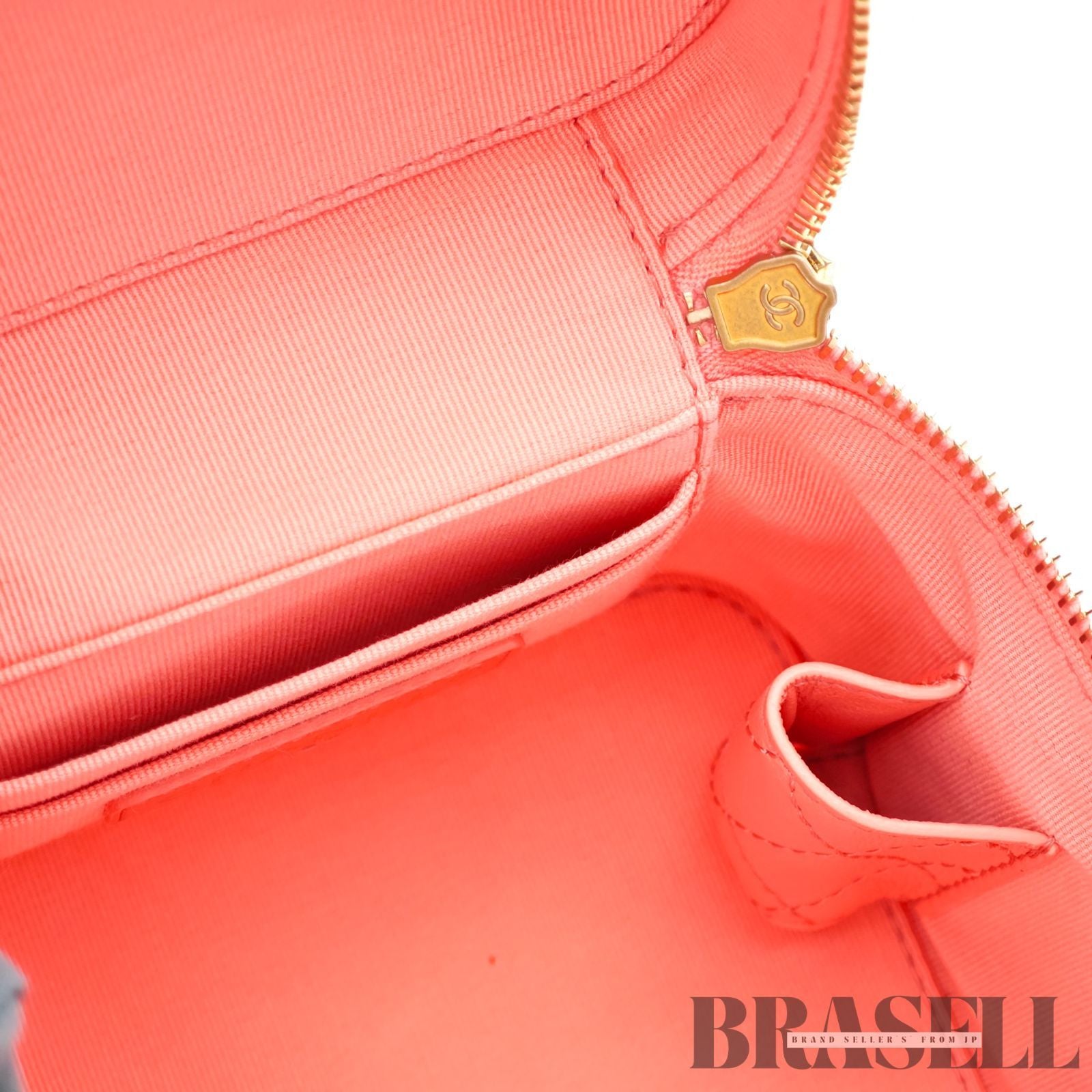 CHANEL Matelasse Vanity 2-Way Handbag Shoulder Bag Pink Women's【ImportFeeFREE】