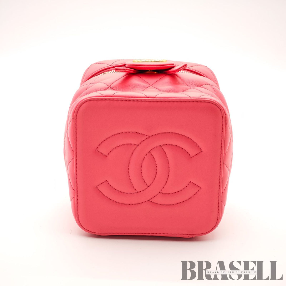CHANEL Matelasse Vanity 2-Way Handbag Shoulder Bag Pink Women's【ImportFeeFREE】