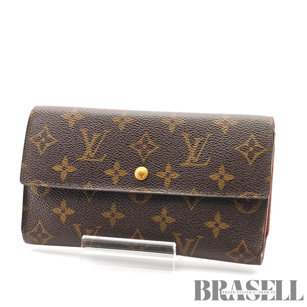 LOUIS VUITTON Monogram Portefeuille International M61215 Wallet【ImportFeeFREE】