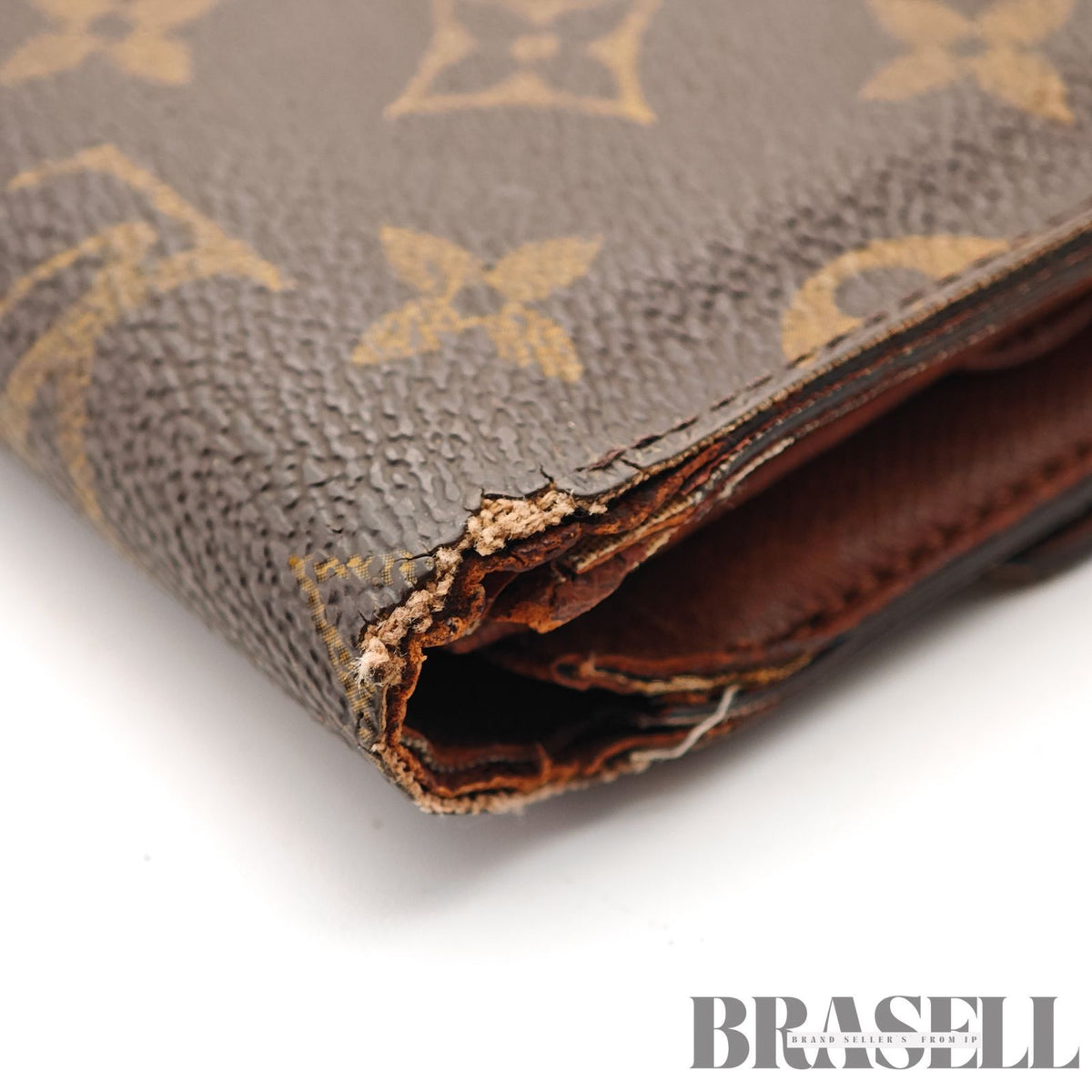 LOUIS VUITTON Monogram Porte Tresor Etui M61200 Tri-Fold Wallet【ImportFeeFREE】