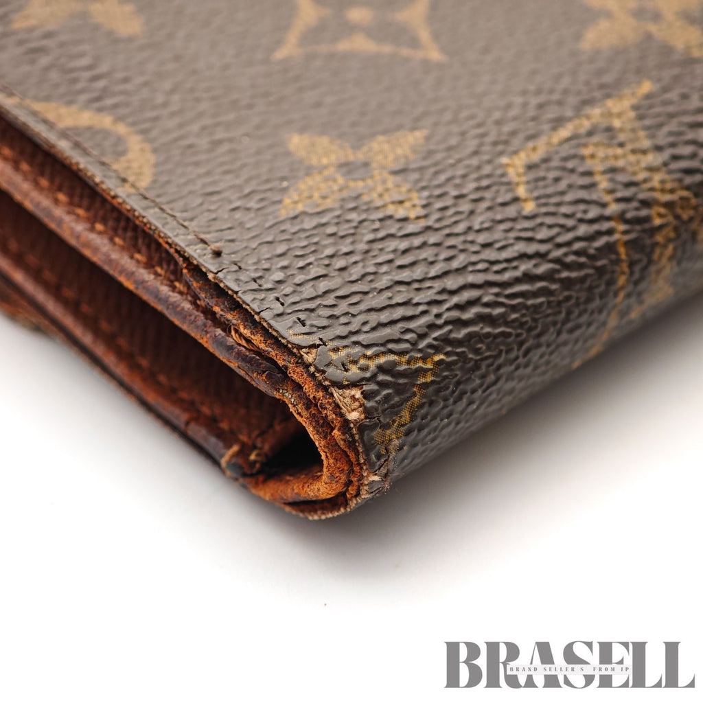LOUIS VUITTON Monogram Porte Tresor Etui M61200 Tri-Fold Wallet【ImportFeeFREE】