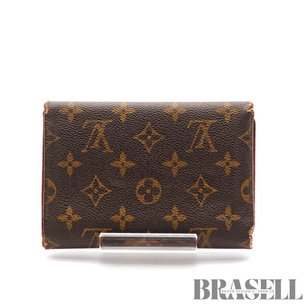 LOUIS VUITTON Monogram Porte Tresor Etui M61200 Tri-Fold Wallet【ImportFeeFREE】