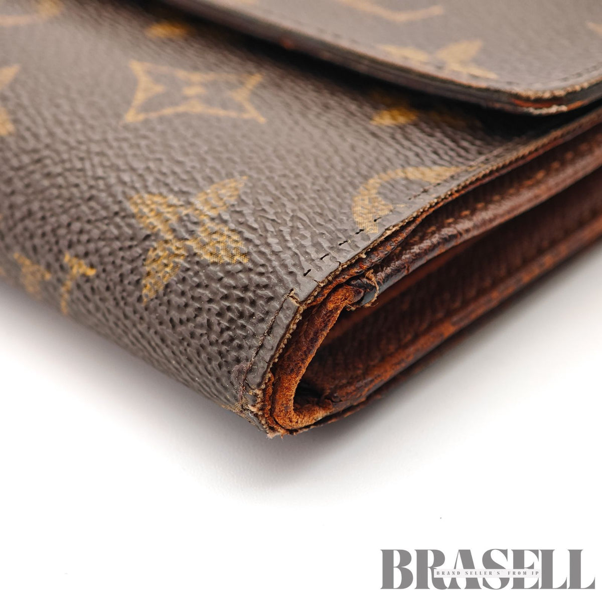 LOUIS VUITTON Monogram Porte Tresor Etui M61200 Tri-Fold Wallet【ImportFeeFREE】