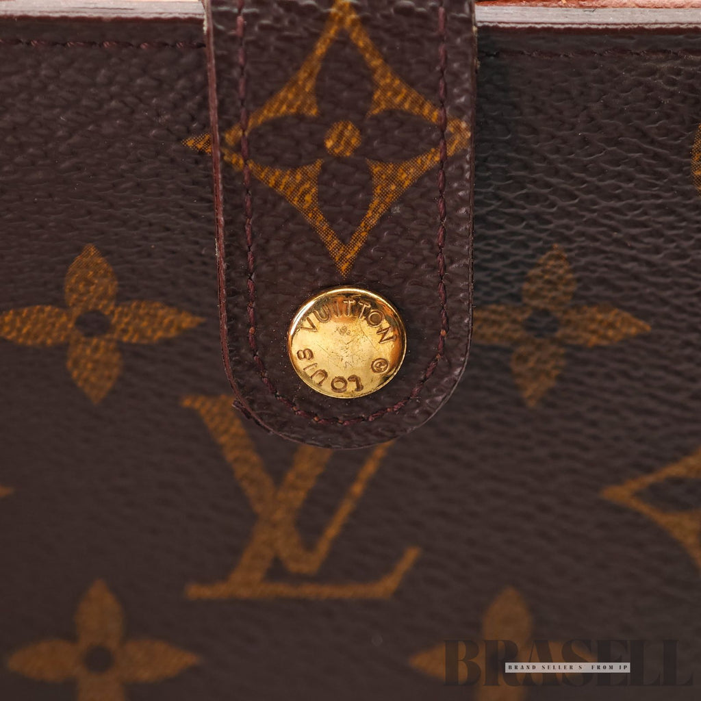 LOUIS VUITTON Monogram Portemonnaie Billet M61730 Wallet【ImportFeeFREE】