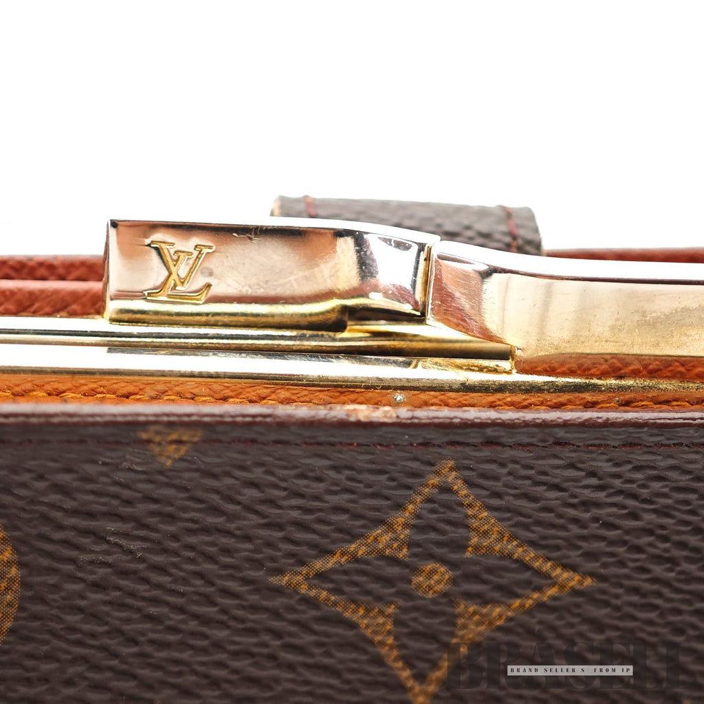 LOUIS VUITTON Monogram Portemonnaie Billet M61730 Wallet【ImportFeeFREE】