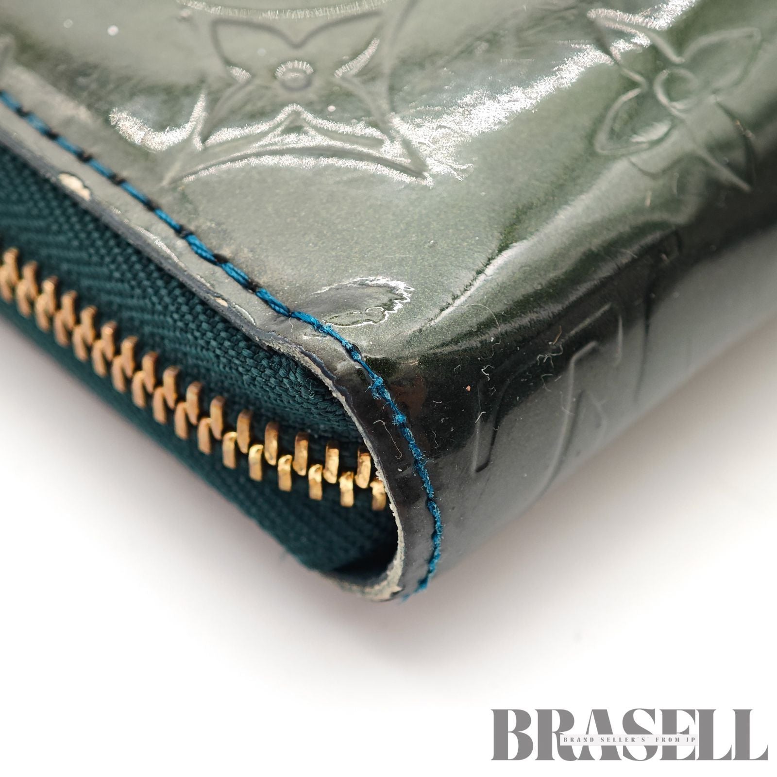 LOUIS VUITTON Zippy Wallet M93667 Long Wallet Moss Green Unisex
