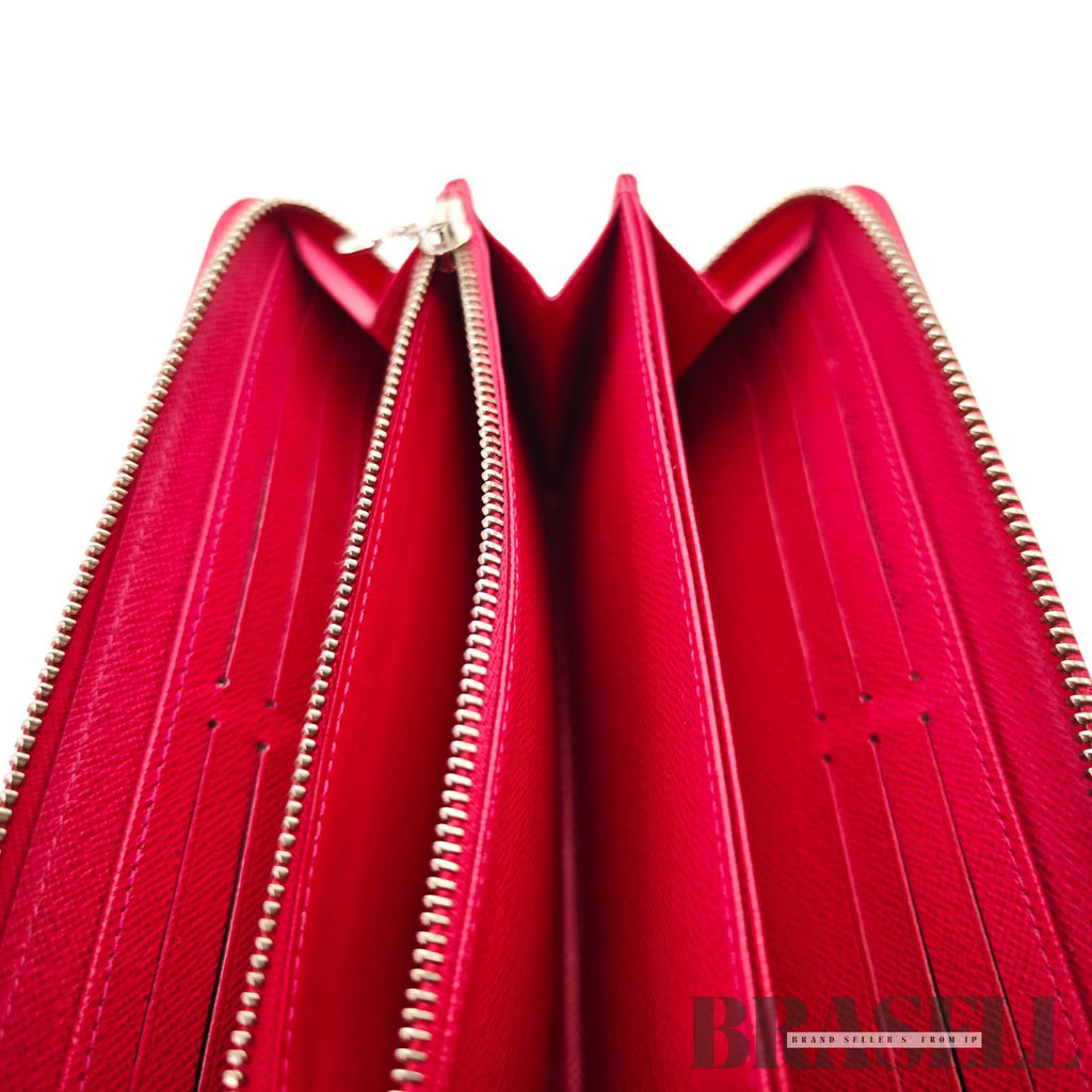 LOUIS VUITTON Zippy Wallet M80113 Long Wallet Pink Women's【ImportFeeFREE】