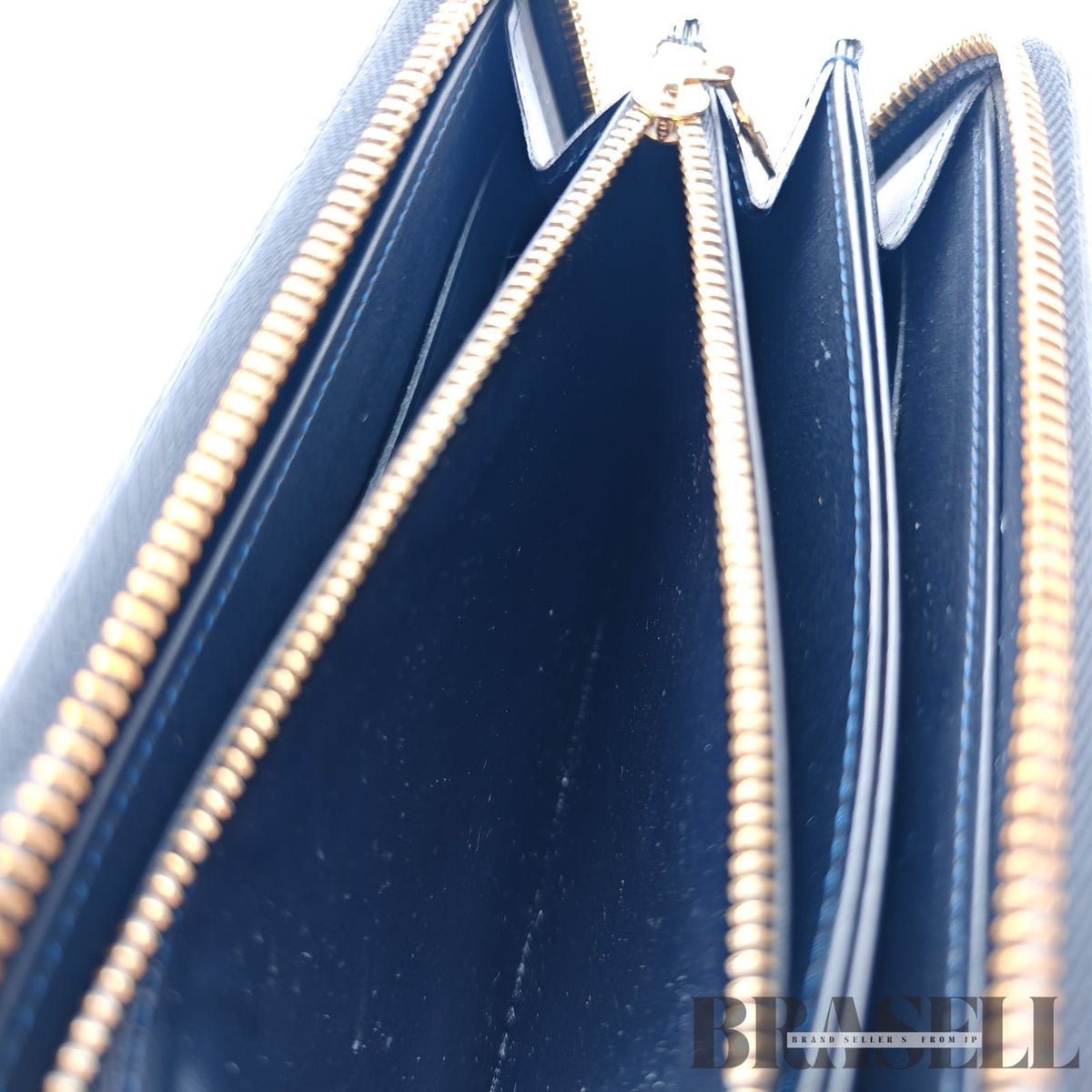 LOUIS VUITTON Vernis ZippyM90075 Long Wallet Noir Magnetique【ImportFeeFREE】