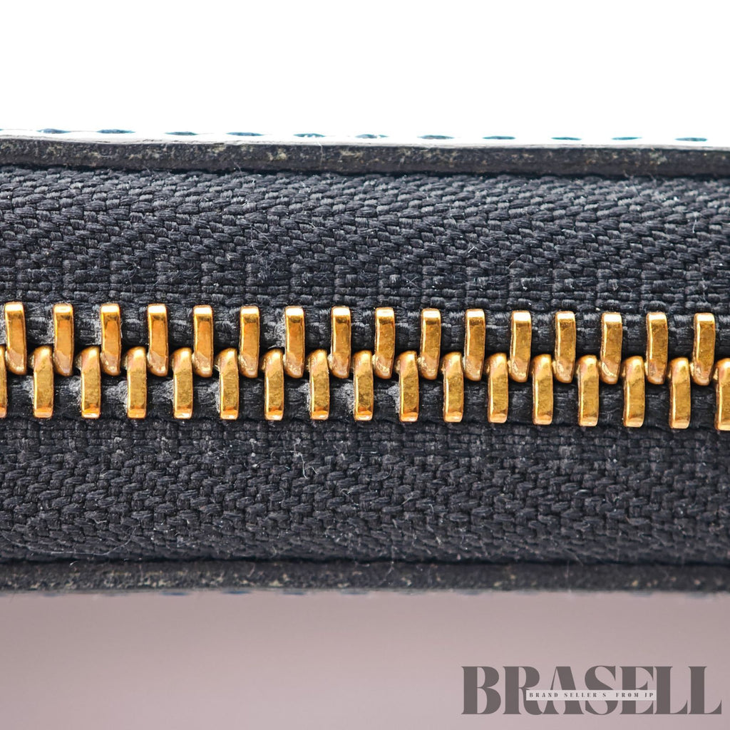 LOUIS VUITTON Vernis ZippyM90075 Long Wallet Noir Magnetique【ImportFeeFREE】