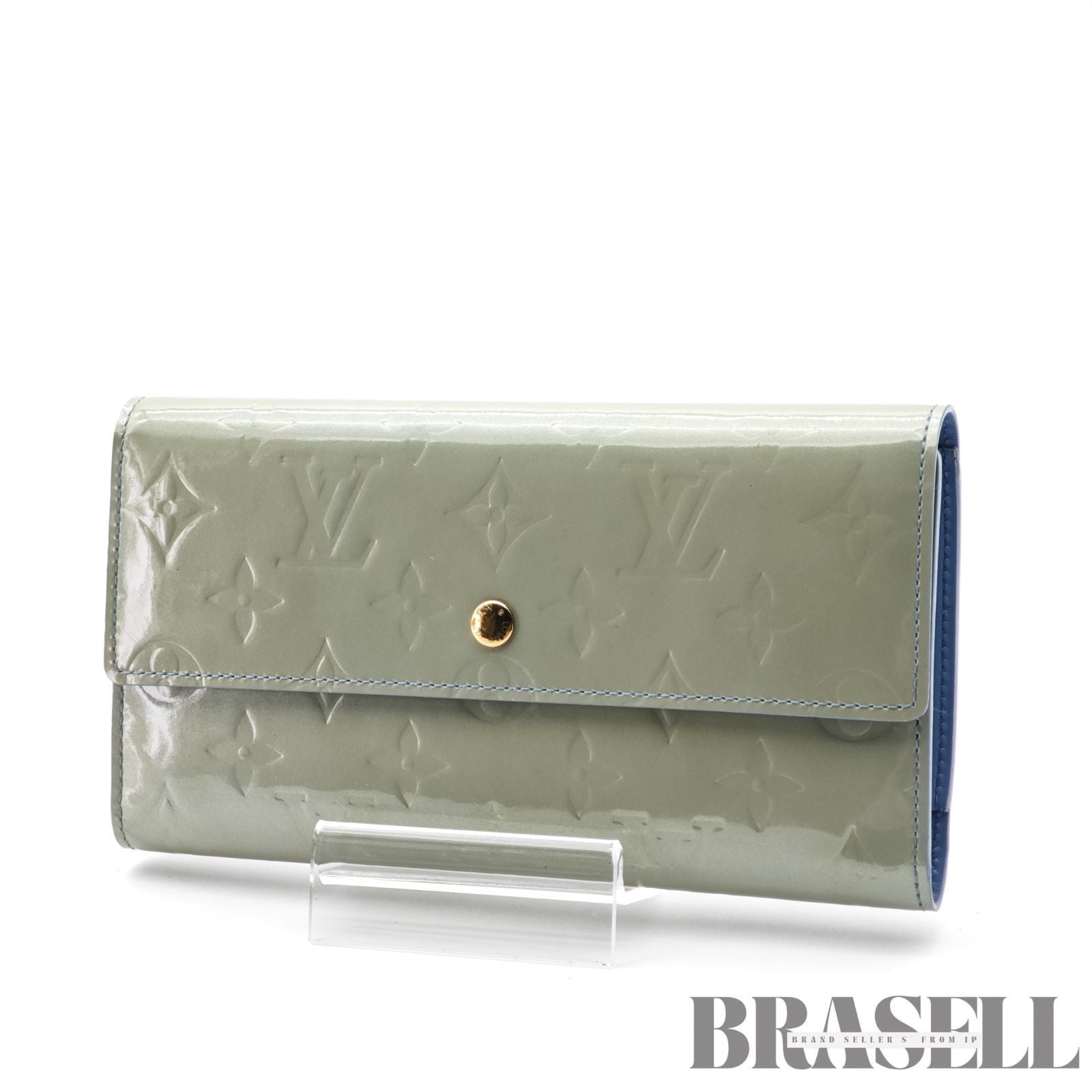LOUIS VUITTON Vernis Portefeuille Tresor M91164 Long wallet【ImportFeeFREE】