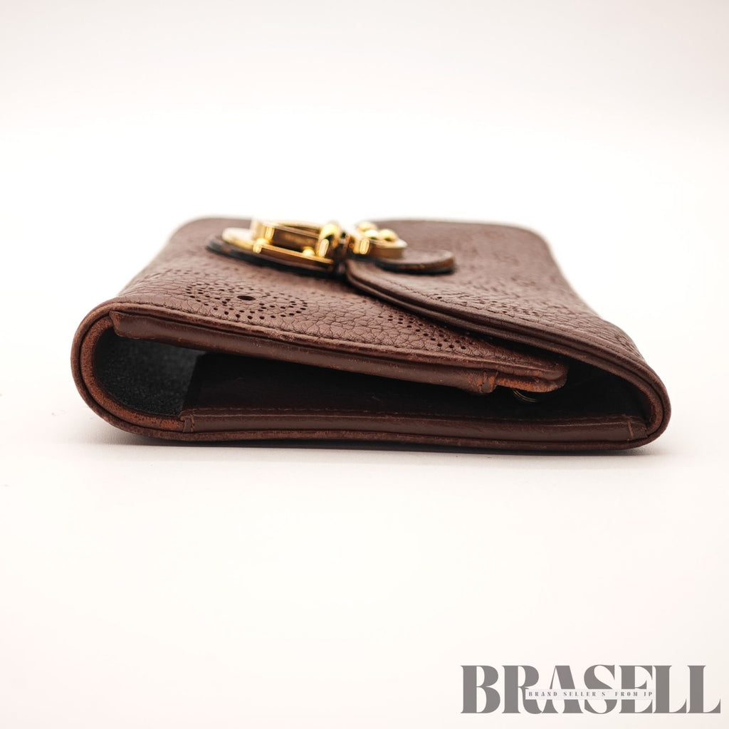 LOUIS VUITTON Portefeuille Amelia M95995 Trifold Wallet Brown 【ImportFeeFREE】