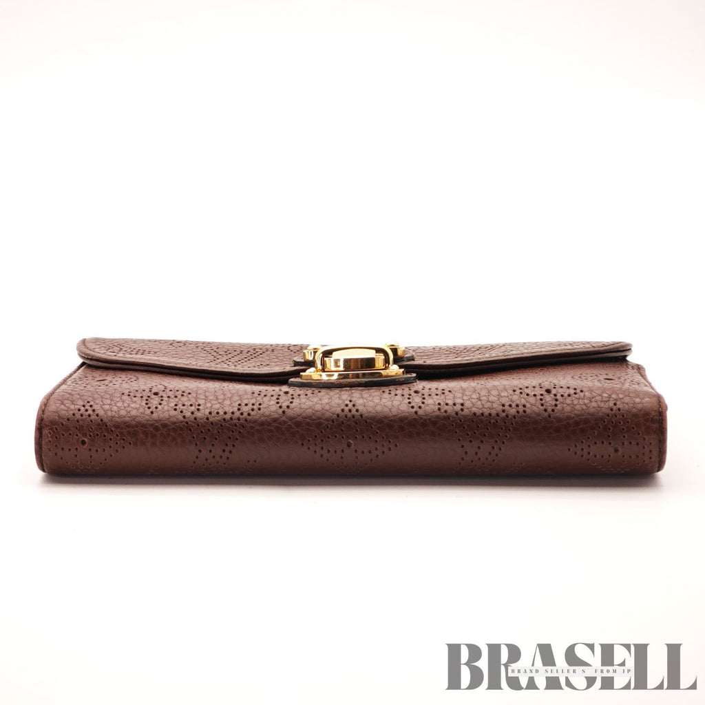 LOUIS VUITTON Portefeuille Amelia M95995 Trifold Wallet Brown 【ImportFeeFREE】
