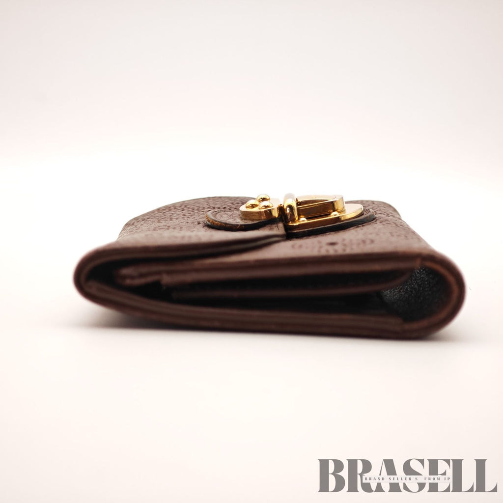 LOUIS VUITTON Portefeuille Amelia M95995 Trifold Wallet Brown 【ImportFeeFREE】