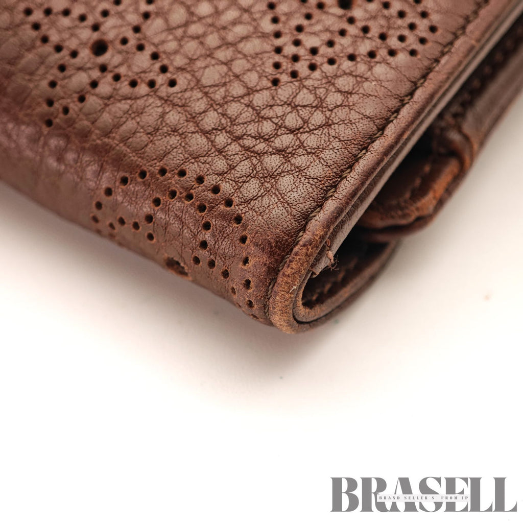 LOUIS VUITTON Portefeuille Amelia M95995 Trifold Wallet Brown 【ImportFeeFREE】