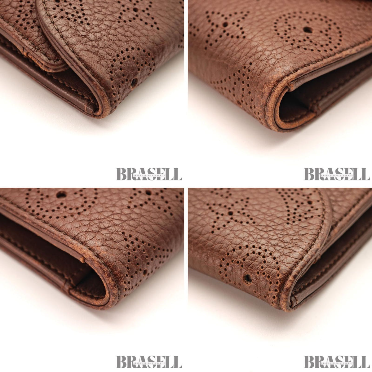 LOUIS VUITTON Portefeuille Amelia M95995 Trifold Wallet Brown 【ImportFeeFREE】