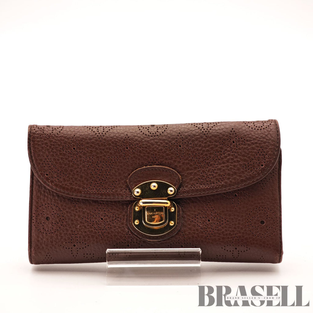 LOUIS VUITTON Portefeuille Amelia M95995 Trifold Wallet Brown 【ImportFeeFREE】