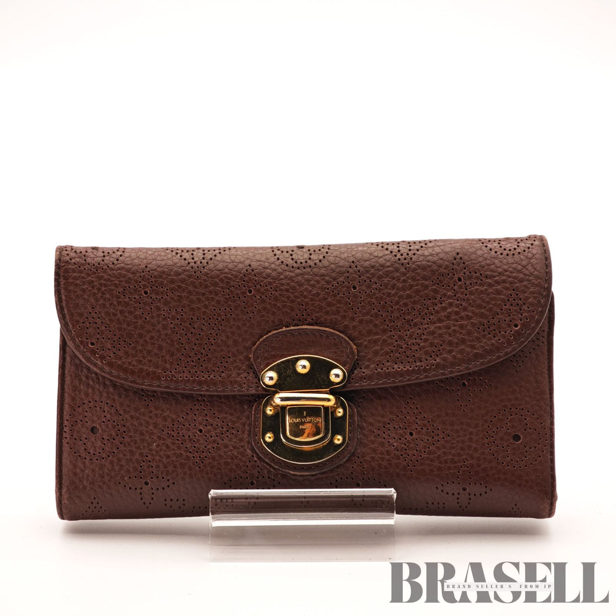 LOUIS VUITTON Portefeuille Amelia M95995 Trifold Wallet Brown 【ImportFeeFREE】