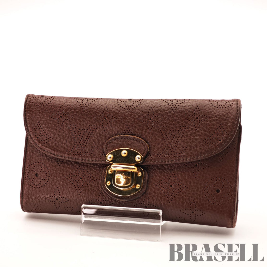 LOUIS VUITTON Portefeuille Amelia M95995 Trifold Wallet Brown 【ImportFeeFREE】