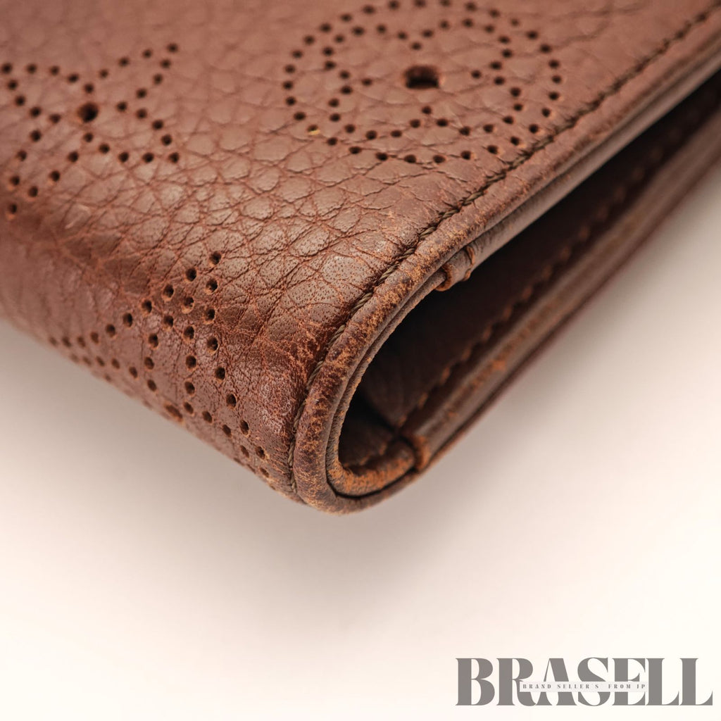 LOUIS VUITTON Portefeuille Amelia M95995 Trifold Wallet Brown 【ImportFeeFREE】