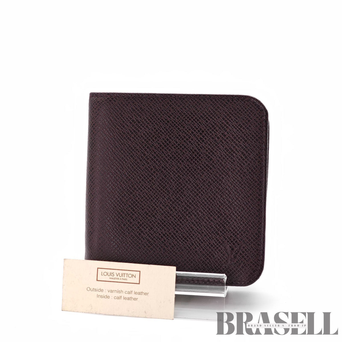 LOUIS VUITTON Taiga Porte Billets Monnaie Zip M30676 Wallet【ImportFeeFREE】