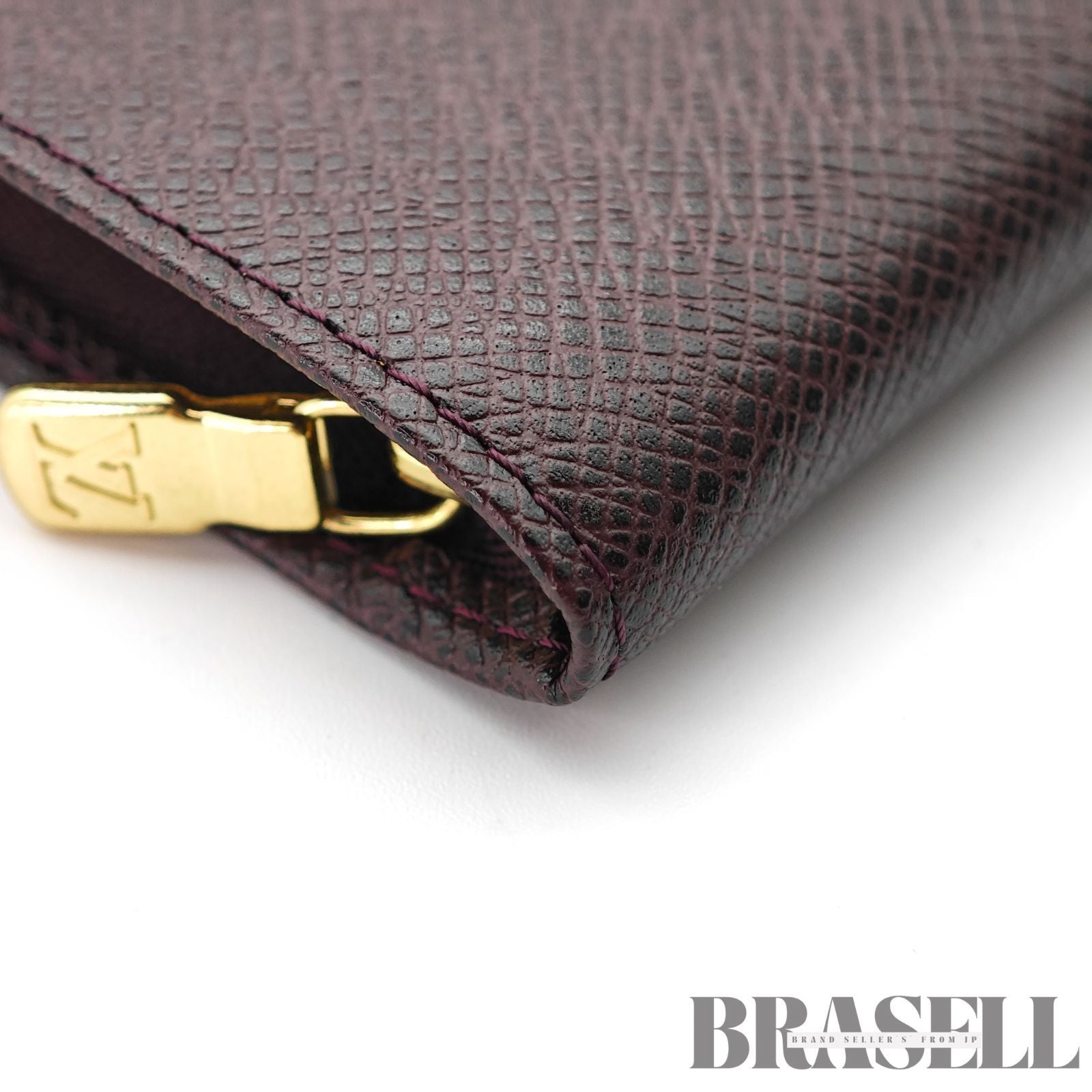 LOUIS VUITTON Taiga Porte Billets Monnaie Zip M30676 Wallet【ImportFeeFREE】