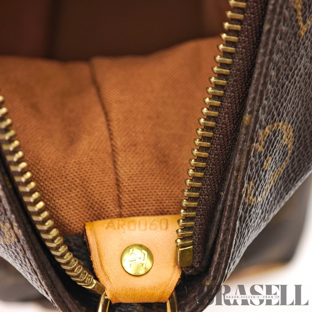 LOUIS VUITTON Monogram Cabas Mezzo M51151 Large Tote Bag Brown【ImportFeeFREE】