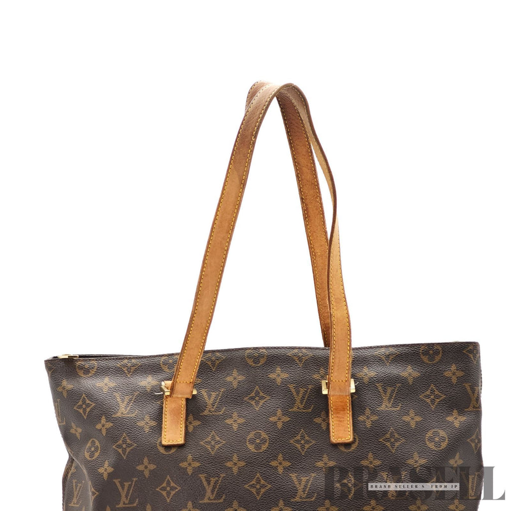 LOUIS VUITTON Monogram Cabas Mezzo M51151 Large Tote Bag Brown【ImportFeeFREE】