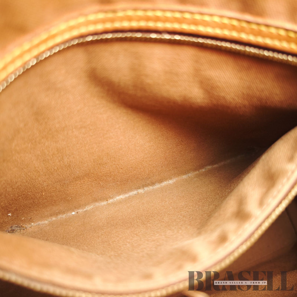 LOUIS VUITTON Monogram Cabas Mezzo M51151 Large Tote Bag Brown【ImportFeeFREE】