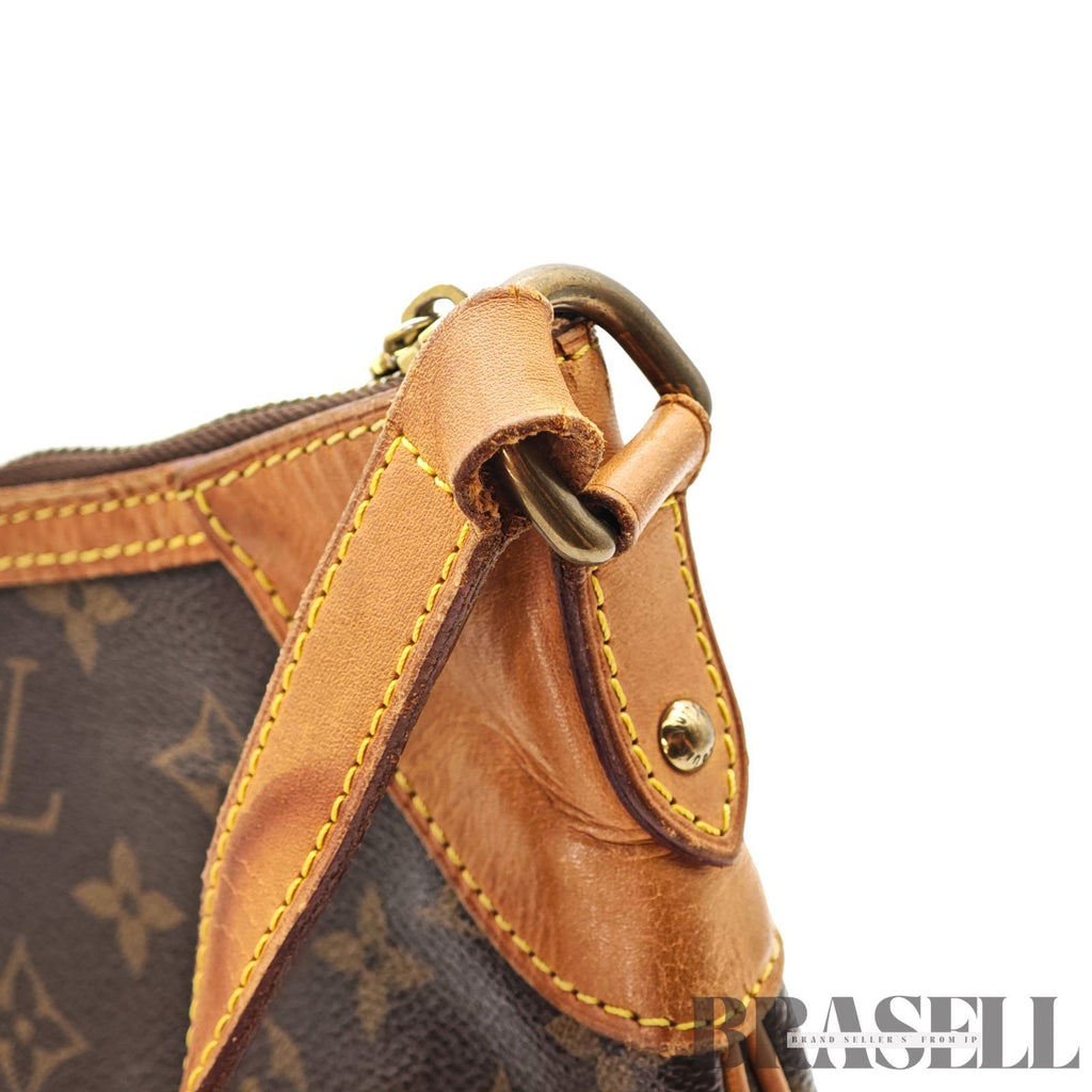 LOUIS VUITTON Monogram Odeon MM M56389 Bag Shoulder Bag Brown 【ImportFeeFREE】