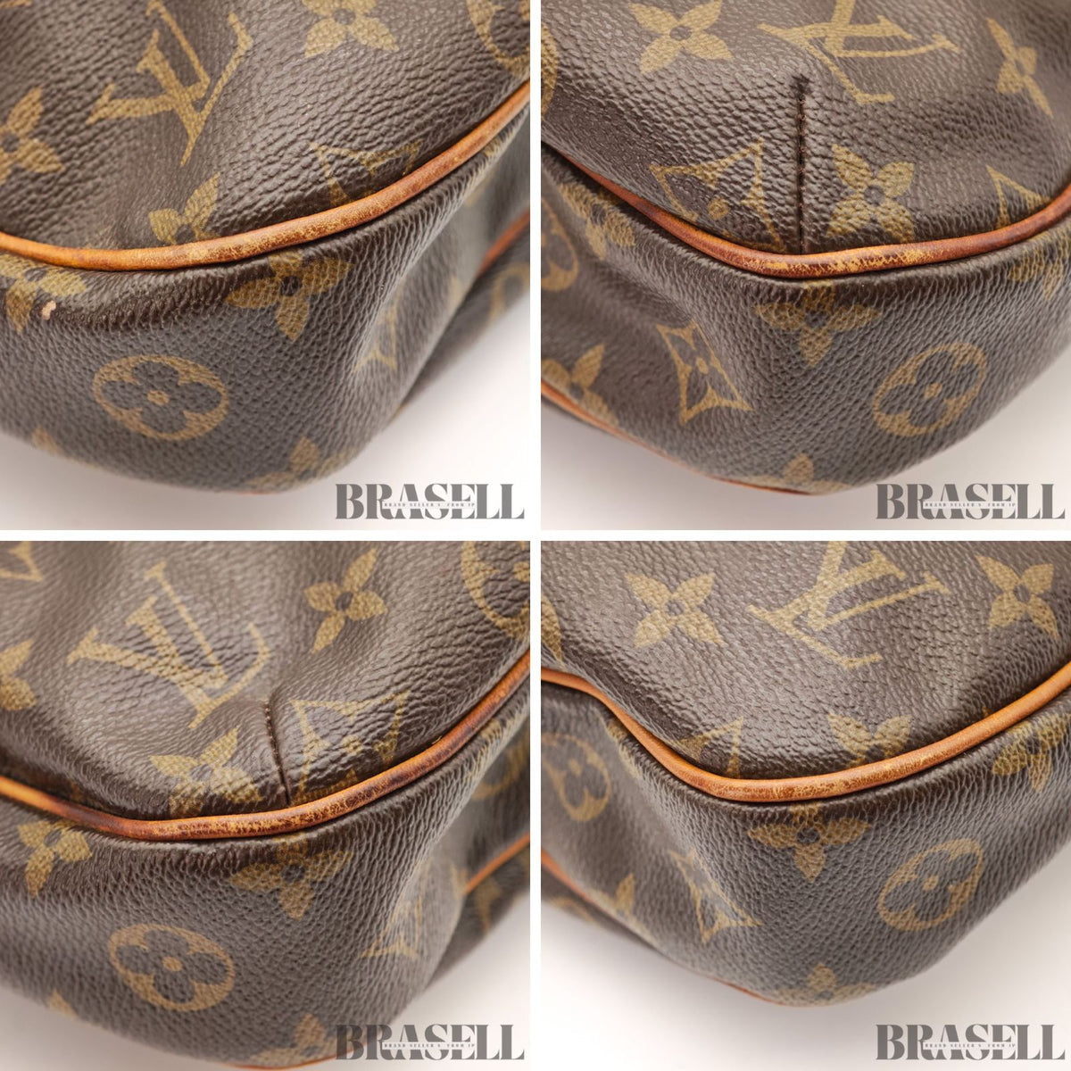 LOUIS VUITTON Monogram Odeon MM M56389 Bag Shoulder Bag Brown 【ImportFeeFREE】