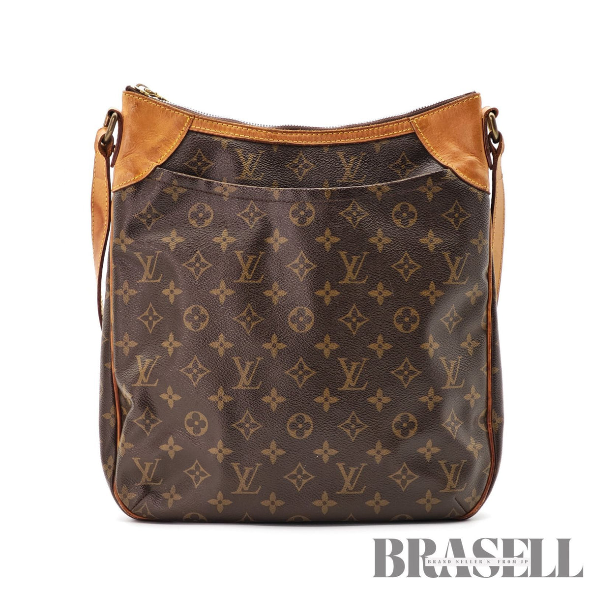 LOUIS VUITTON Monogram Odeon MM M56389 Bag Shoulder Bag Brown 【ImportFeeFREE】