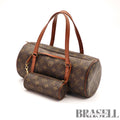 LOUIS VUITTON Papillon 30 M51385 Hand Bag Monogram Canvas Brown【ImportFeeFREE】