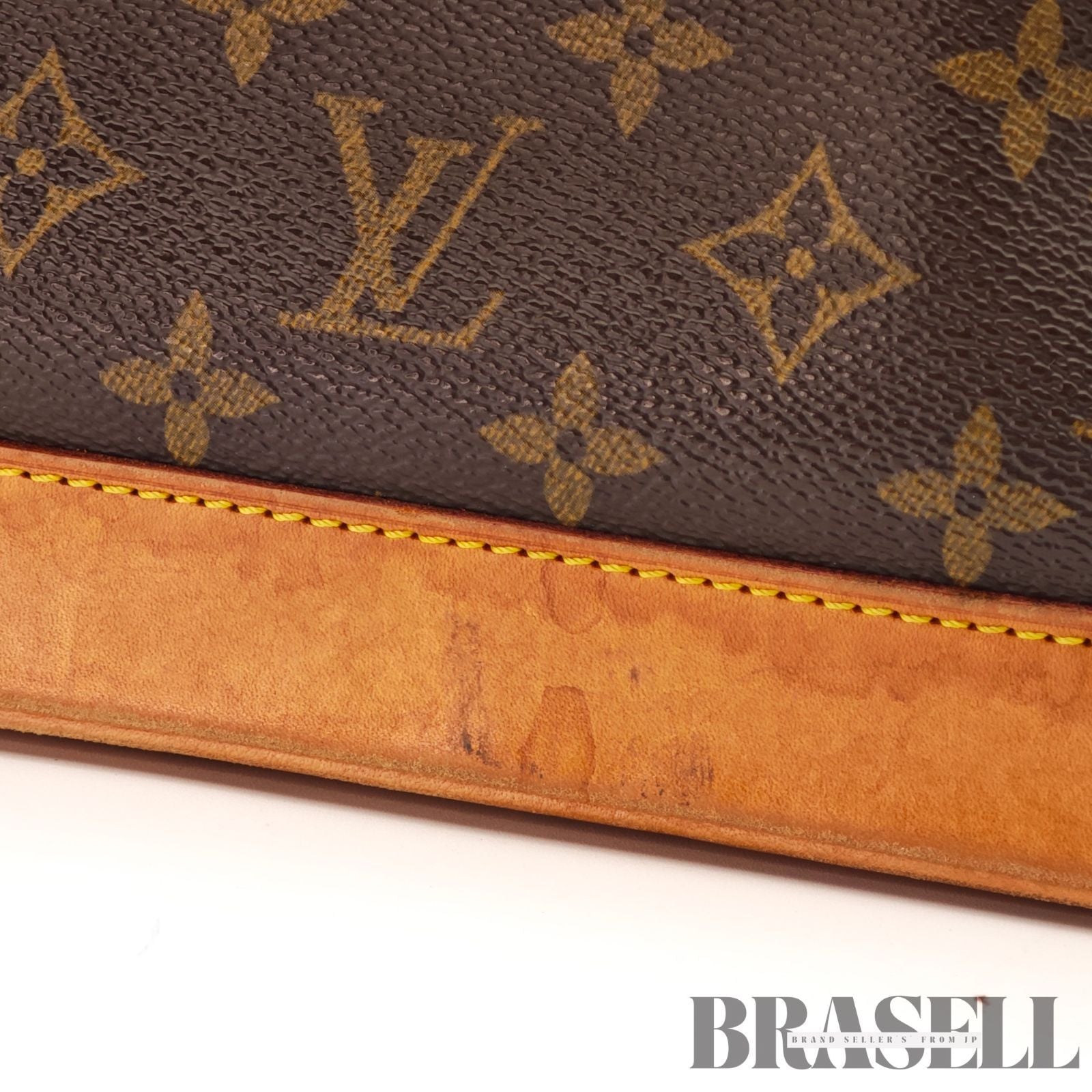 LOUIS VUITTON Alma M51130 Hand Bag Monogram Canvas Brown France【ImportFeeFREE】
