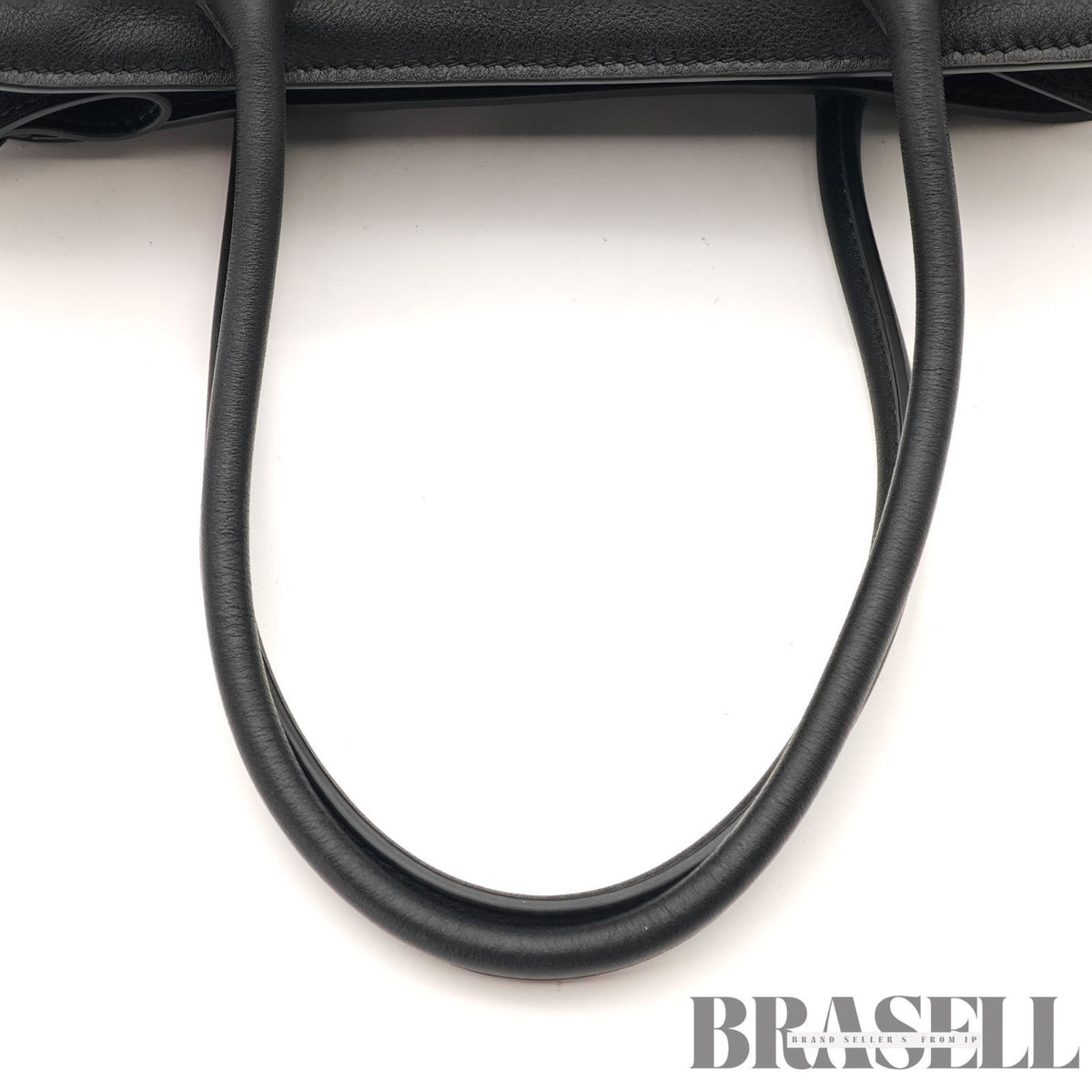 The Row Soft Margaux 15 Leather Handbag Black Women's 【ImportFeeFREE】