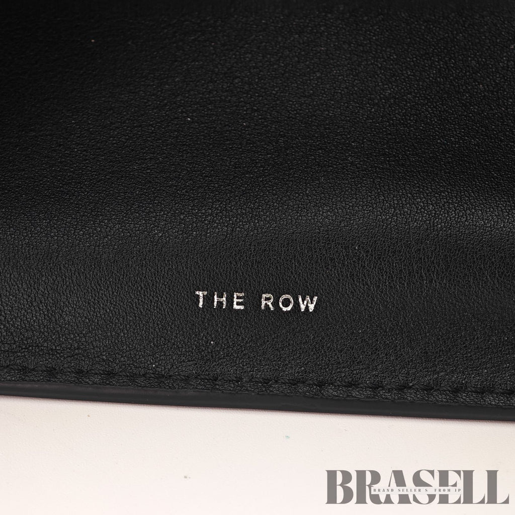 The Row Soft Margaux 15 Leather Handbag Black Women's 【ImportFeeFREE】