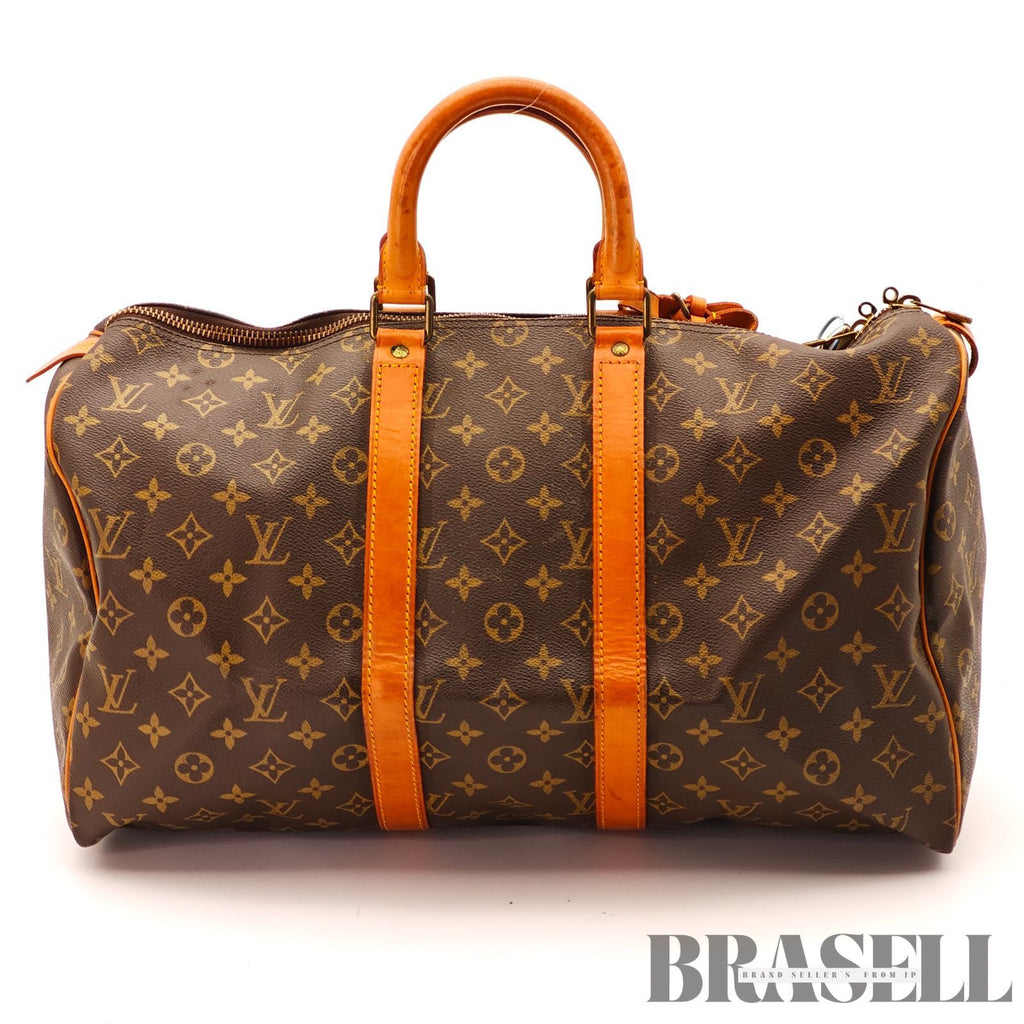 LOUIS VUITTON Monogram Keepall 45 M41418 Travel Boston Bag 【ImportFeeFREE】