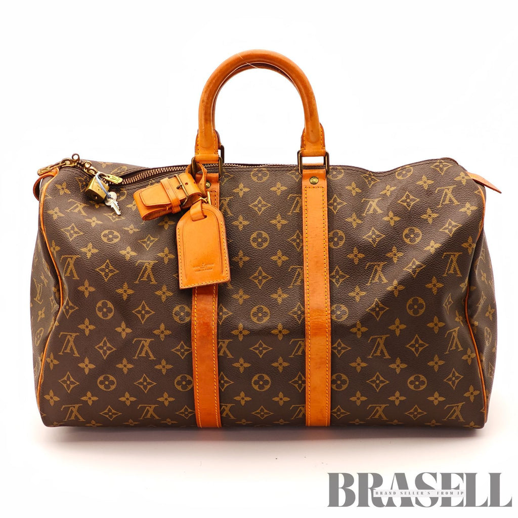 LOUIS VUITTON Monogram Keepall 45 M41418 Travel Boston Bag 【ImportFeeFREE】