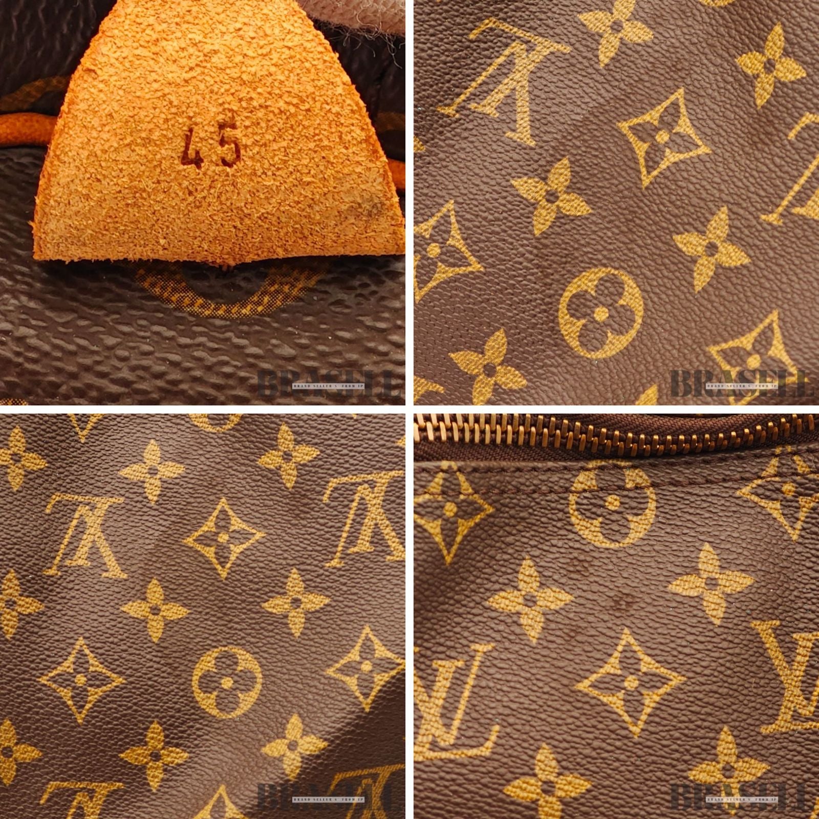 LOUIS VUITTON Monogram Keepall 45 M41418 Travel Boston Bag 【ImportFeeFREE】