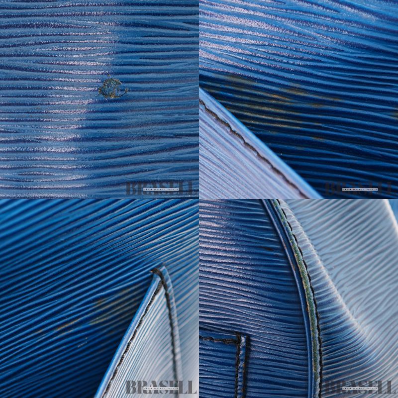 LOUIS VUITTON Epi Keepall 45 M42975 Toledo Blue Boston 【ImportFeeFREE】