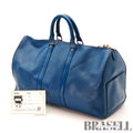 LOUIS VUITTON Epi Keepall 45 M42975 Toledo Blue Boston 【ImportFeeFREE】