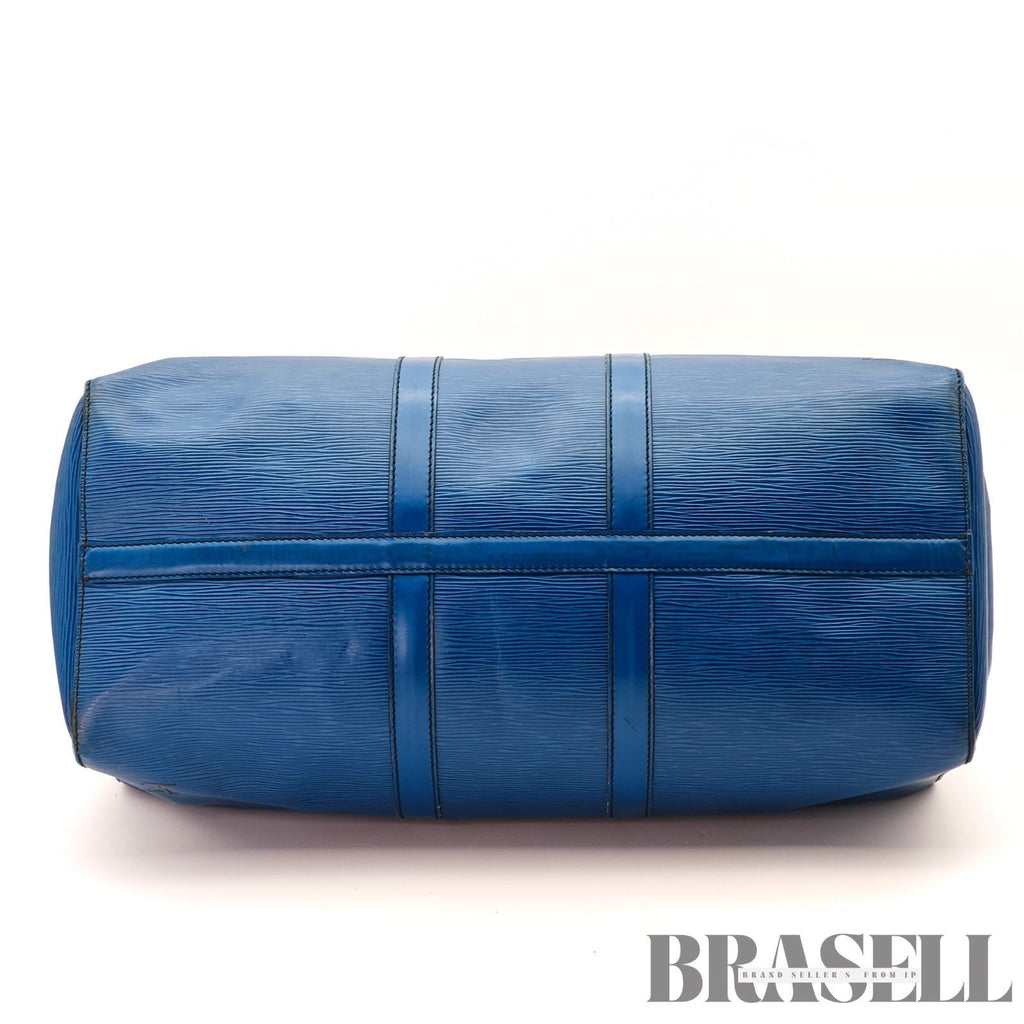 LOUIS VUITTON Epi Keepall 45 M42975 Toledo Blue Boston 【ImportFeeFREE】