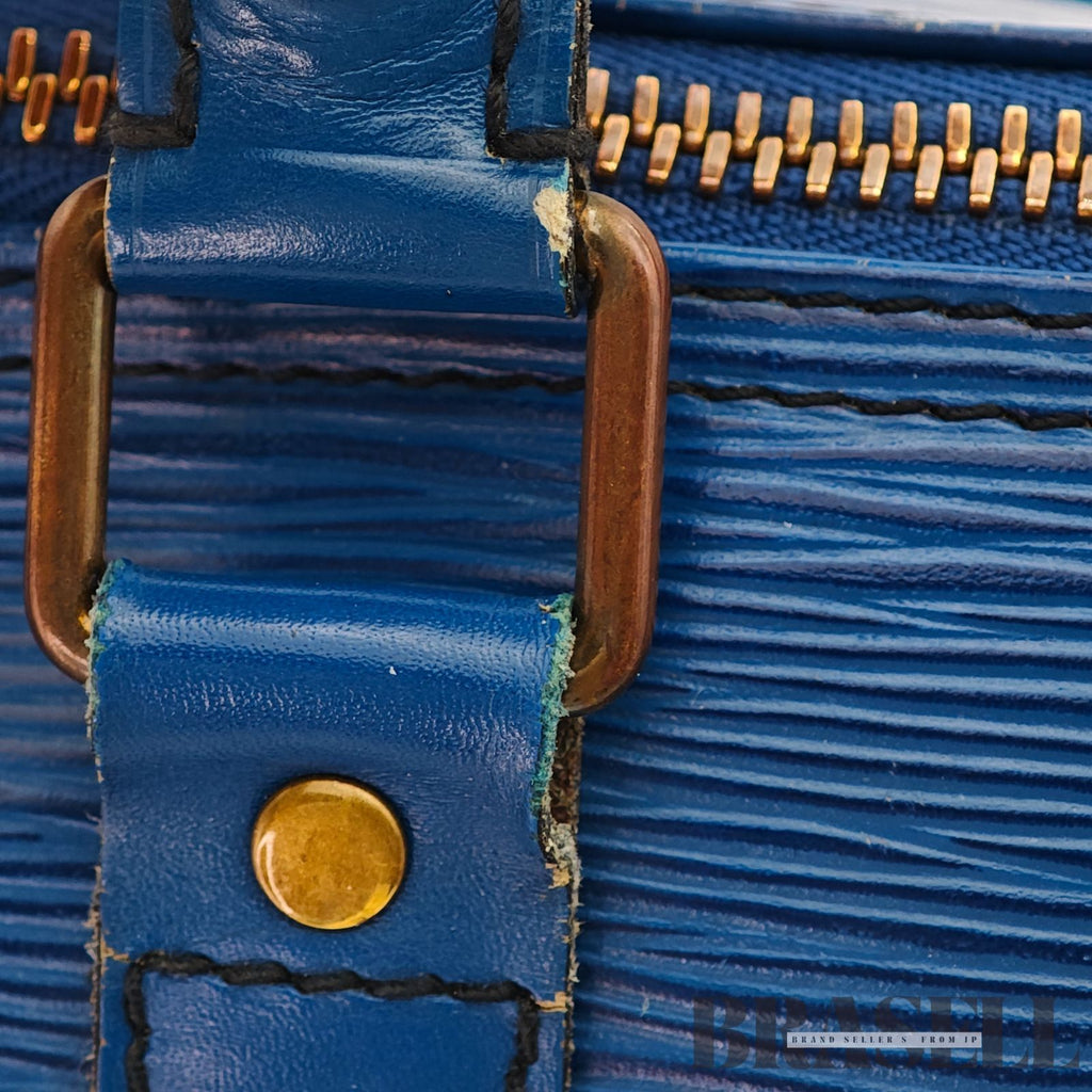 LOUIS VUITTON Epi Keepall 45 M42975 Toledo Blue Boston 【ImportFeeFREE】