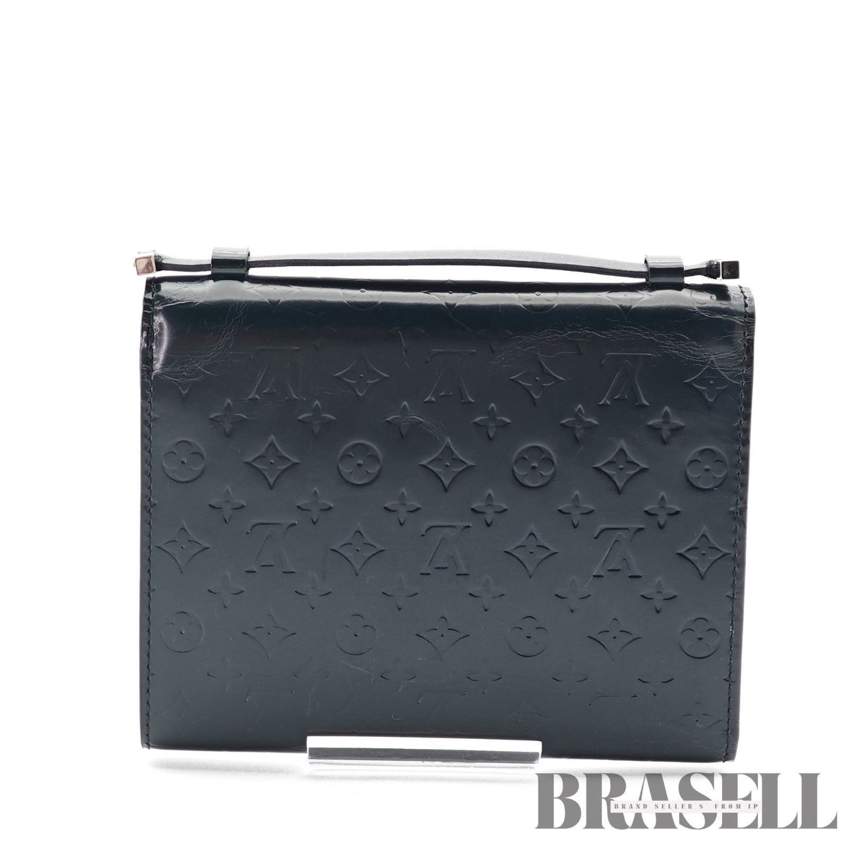 Louis Vuitton Pochette Mini Glace M92232 Vernis Black Wallet 【ImportFeeFREE】