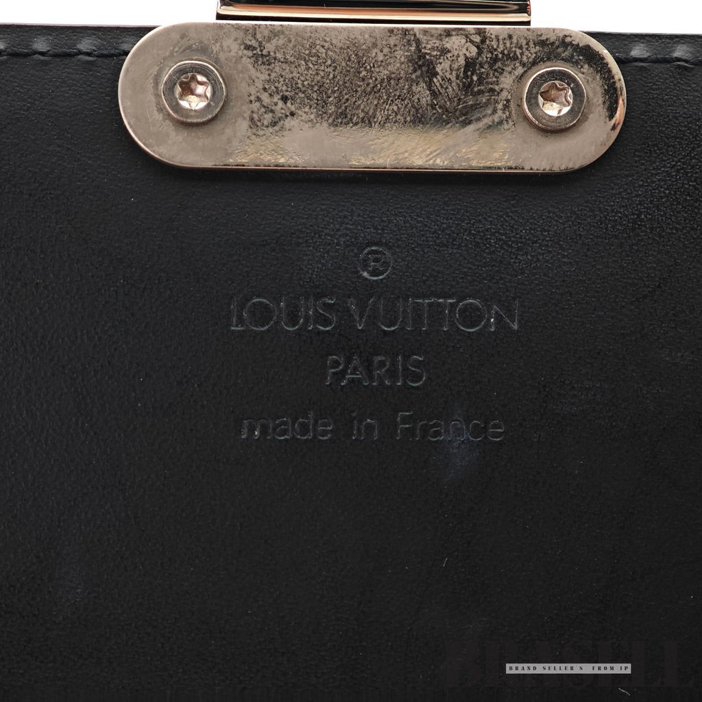 Louis Vuitton Pochette Mini Glace M92232 Vernis Black Wallet 【ImportFeeFREE】