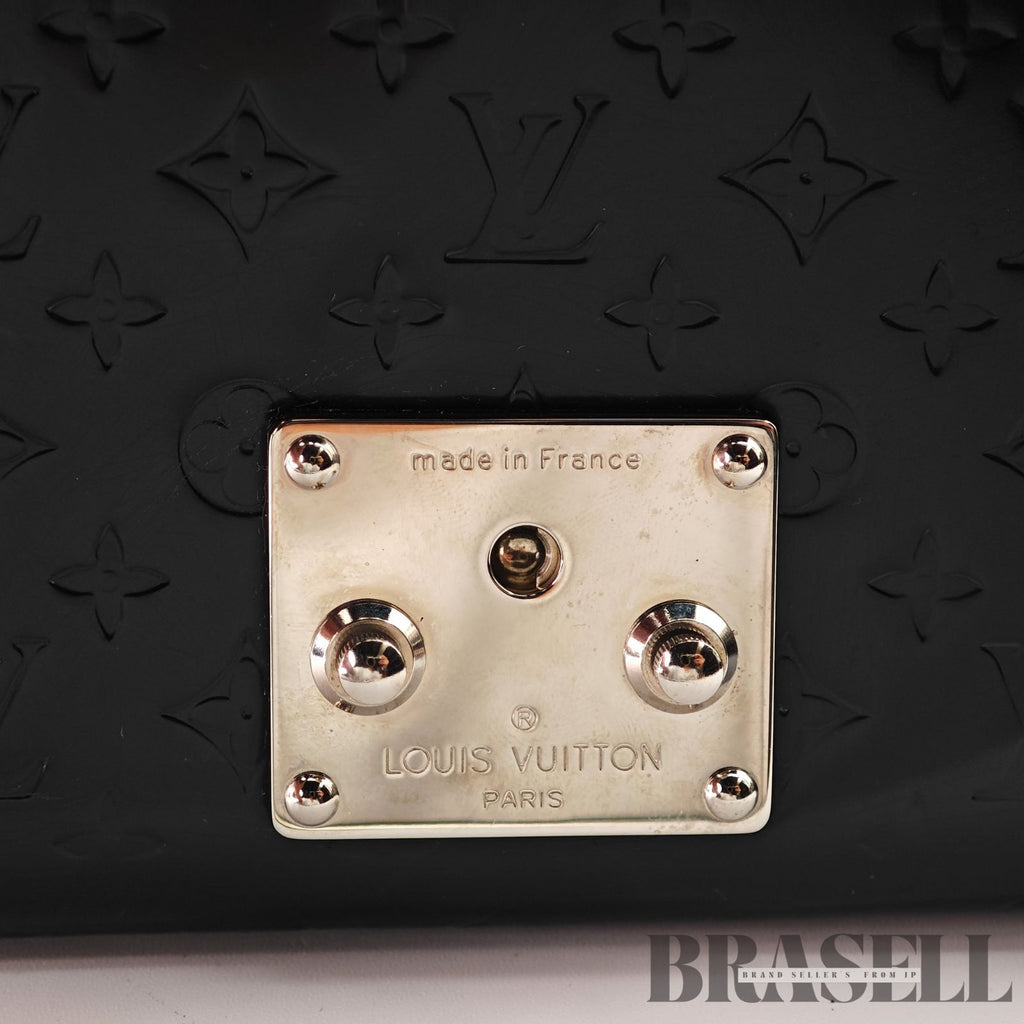 Louis Vuitton Pochette Mini Glace M92232 Vernis Black Wallet 【ImportFeeFREE】