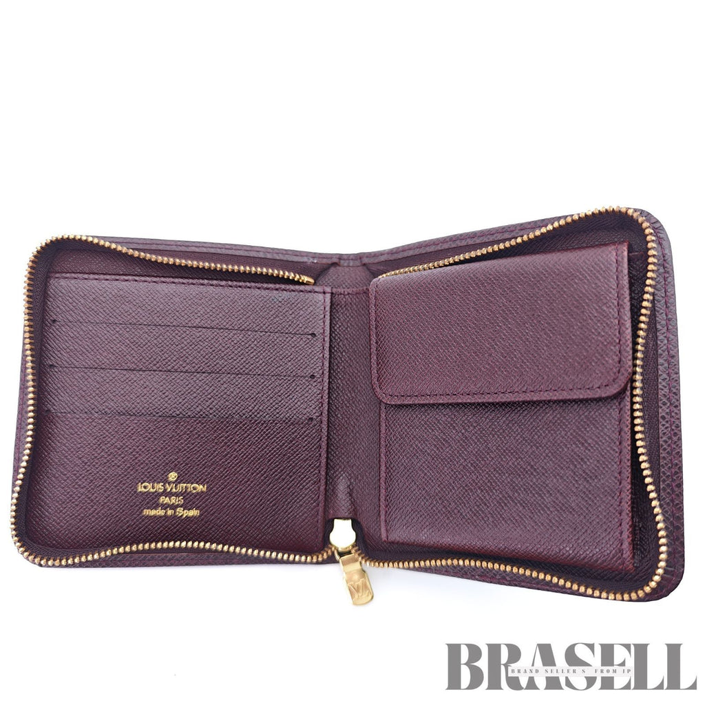 LOUIS VUITTON Porte Bie Monnaie Zip M30672 Taiga 【ImportFeeFREE】