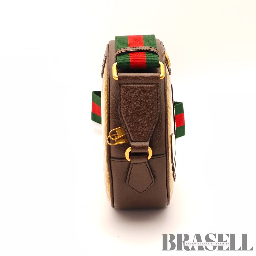 Gucci Ophidia Round Mini Shoulder Bag Crossbody GG Canvas 【ImportFeeFREE】
