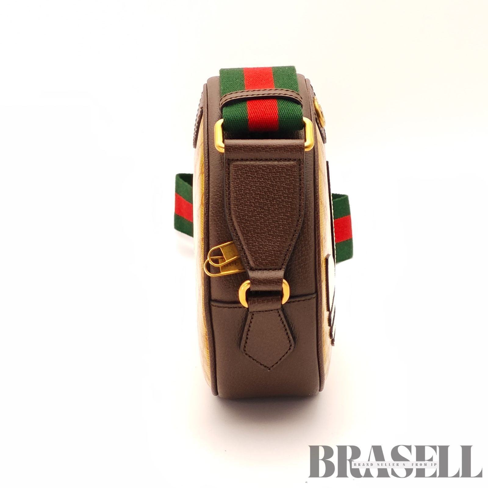 Gucci Ophidia Round Mini Shoulder Bag Crossbody GG Canvas 【ImportFeeFREE】