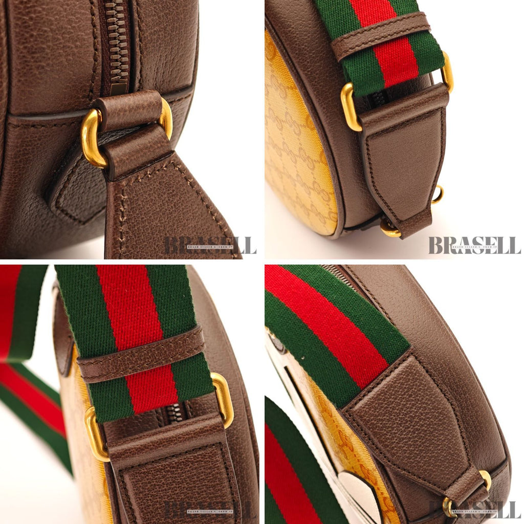 Gucci Ophidia Round Mini Shoulder Bag Crossbody GG Canvas 【ImportFeeFREE】
