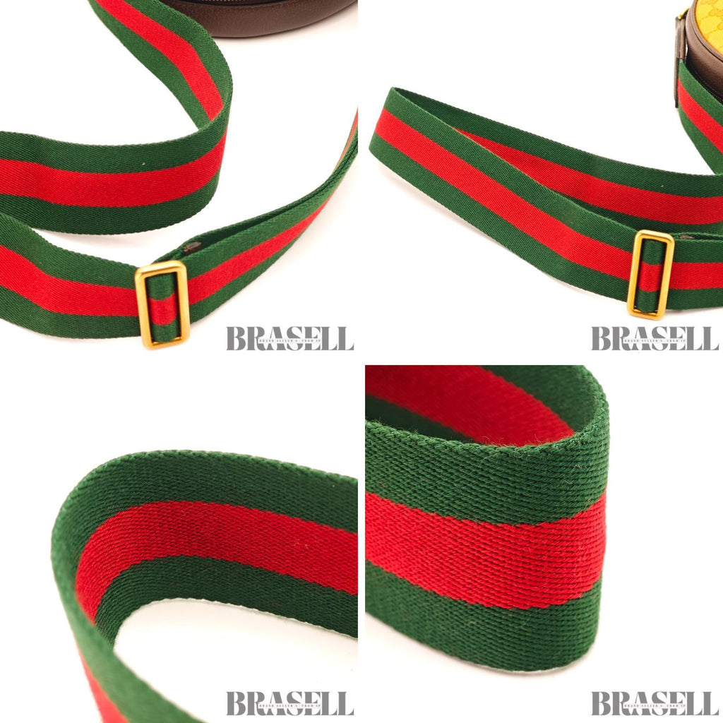 Gucci Ophidia Round Mini Shoulder Bag Crossbody GG Canvas 【ImportFeeFREE】